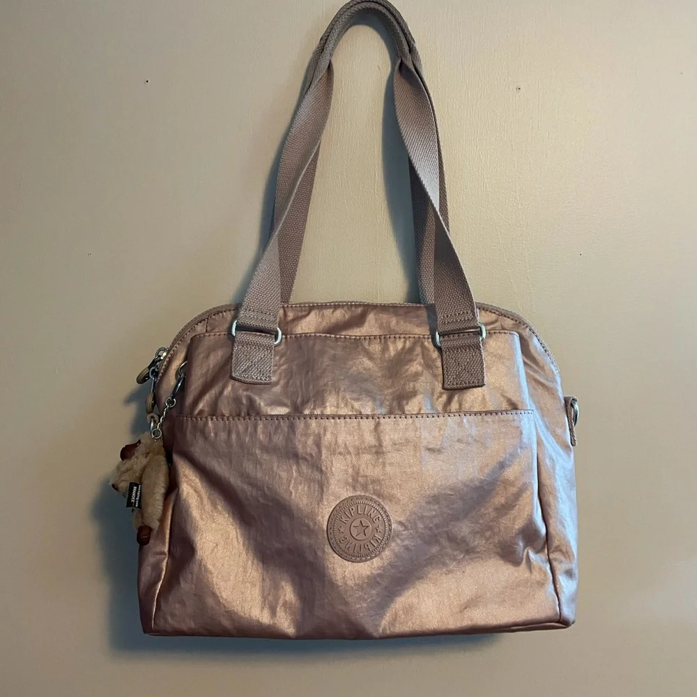 Kipling quartz metallic handbag - Picture 2 of 9